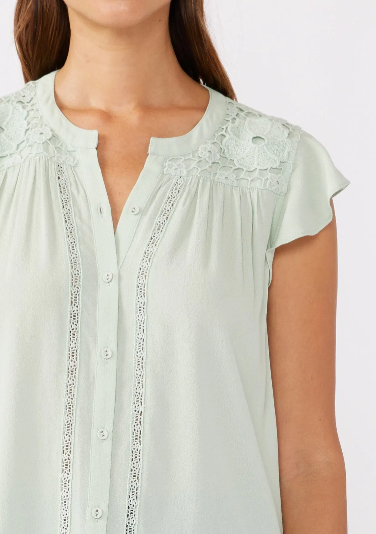 Sage Spirit Lace Top