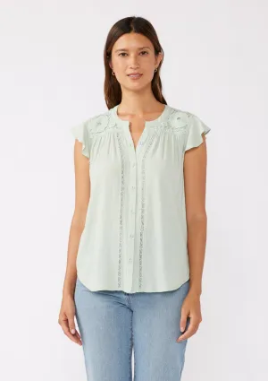 Sage Spirit Lace Top