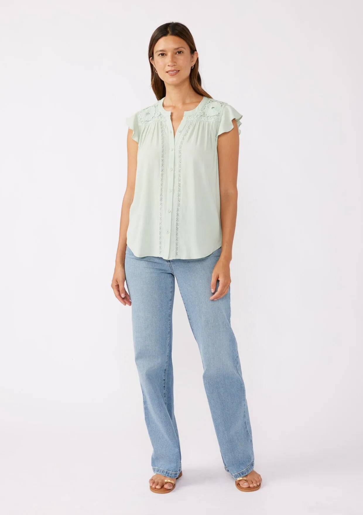 Sage Spirit Lace Top