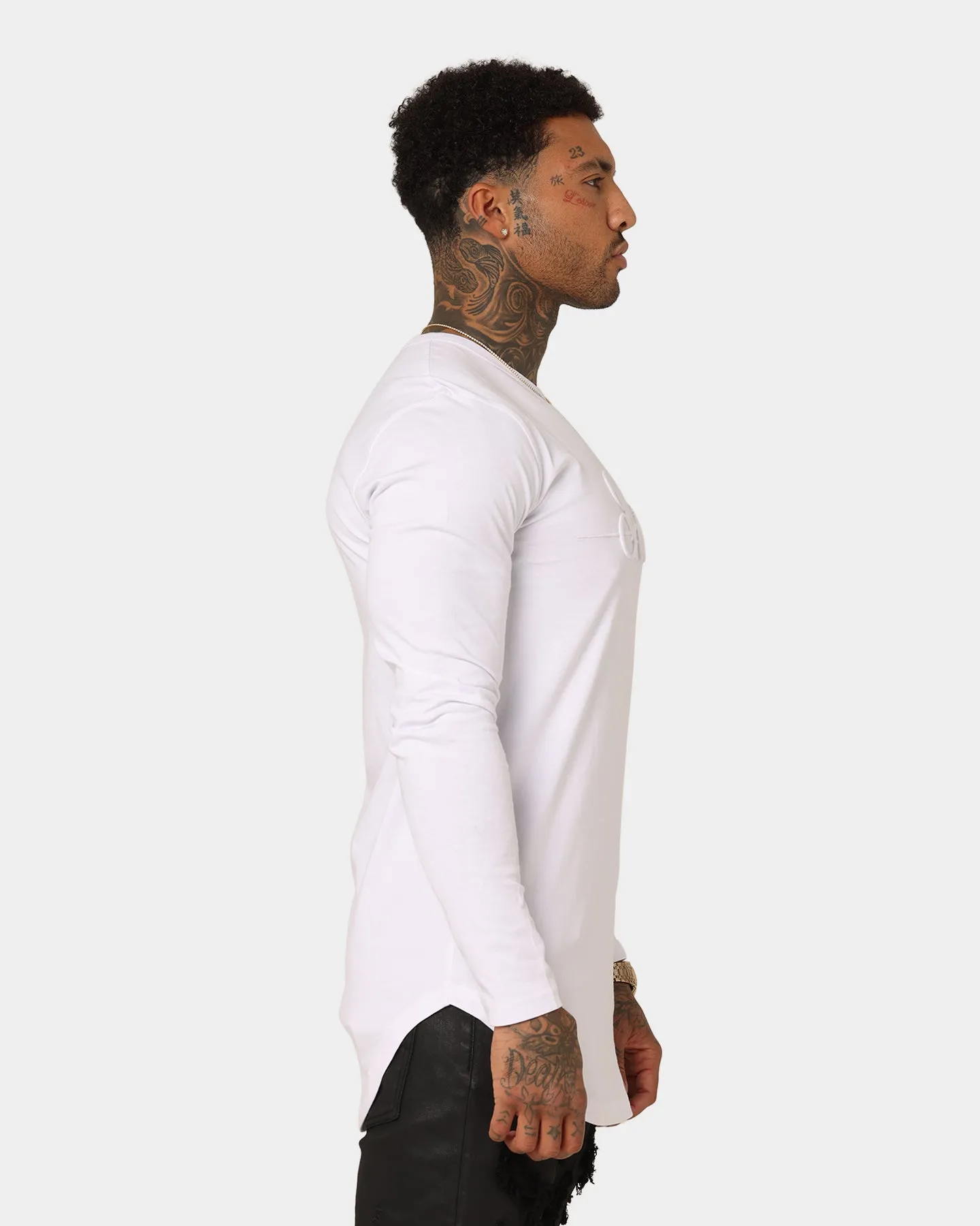 Saint Morta Saviour El Duplo Long Sleeve T-Shirt White