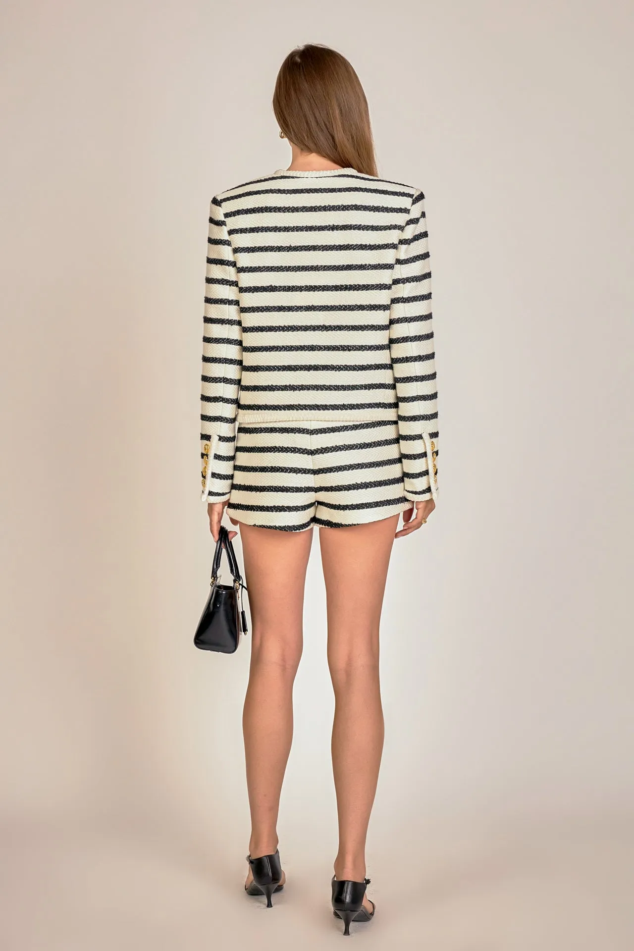 Stripe Tweed Jacket