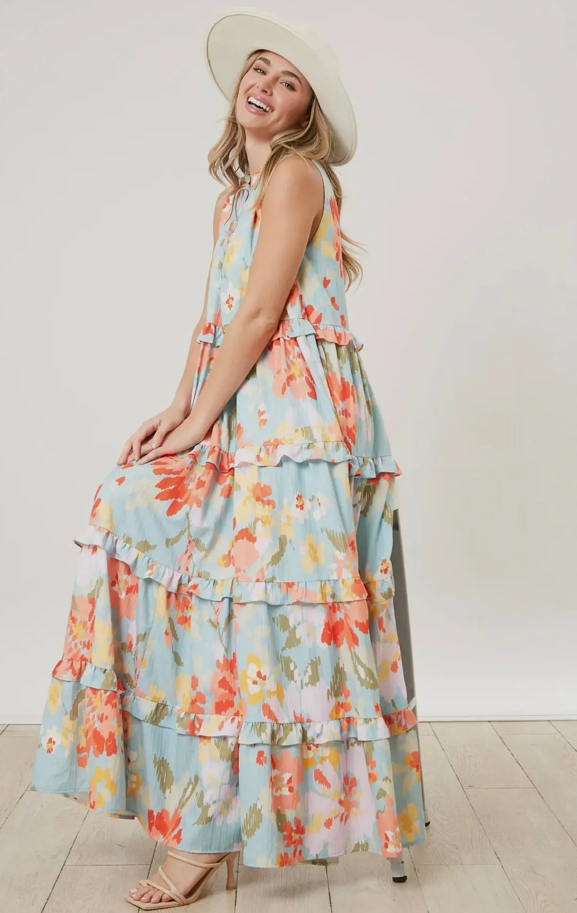 Take My Advice Floral Maxi Dress