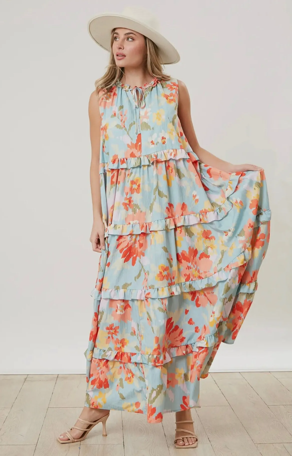 Take My Advice Floral Maxi Dress
