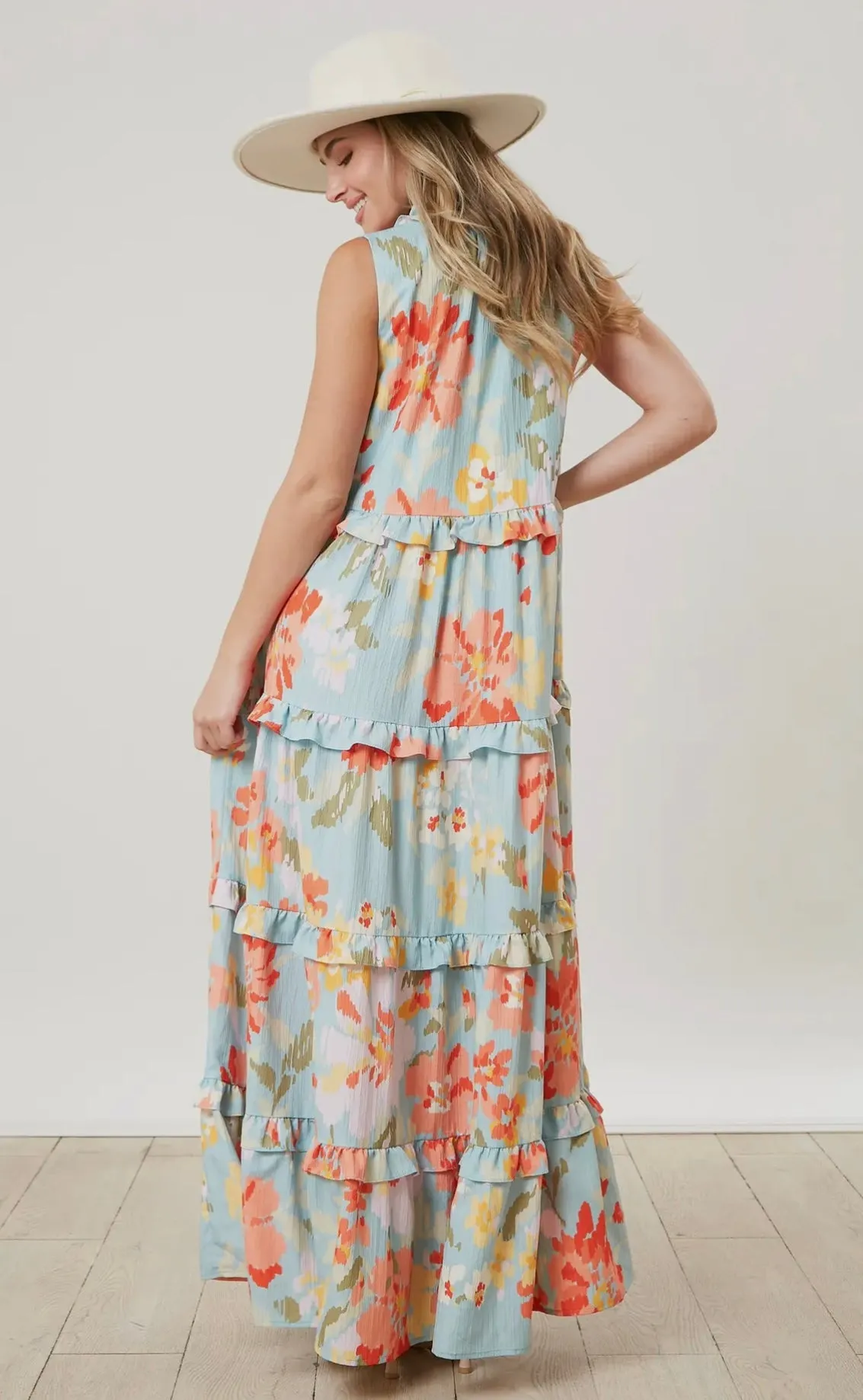 Take My Advice Floral Maxi Dress