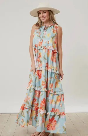 Take My Advice Floral Maxi Dress