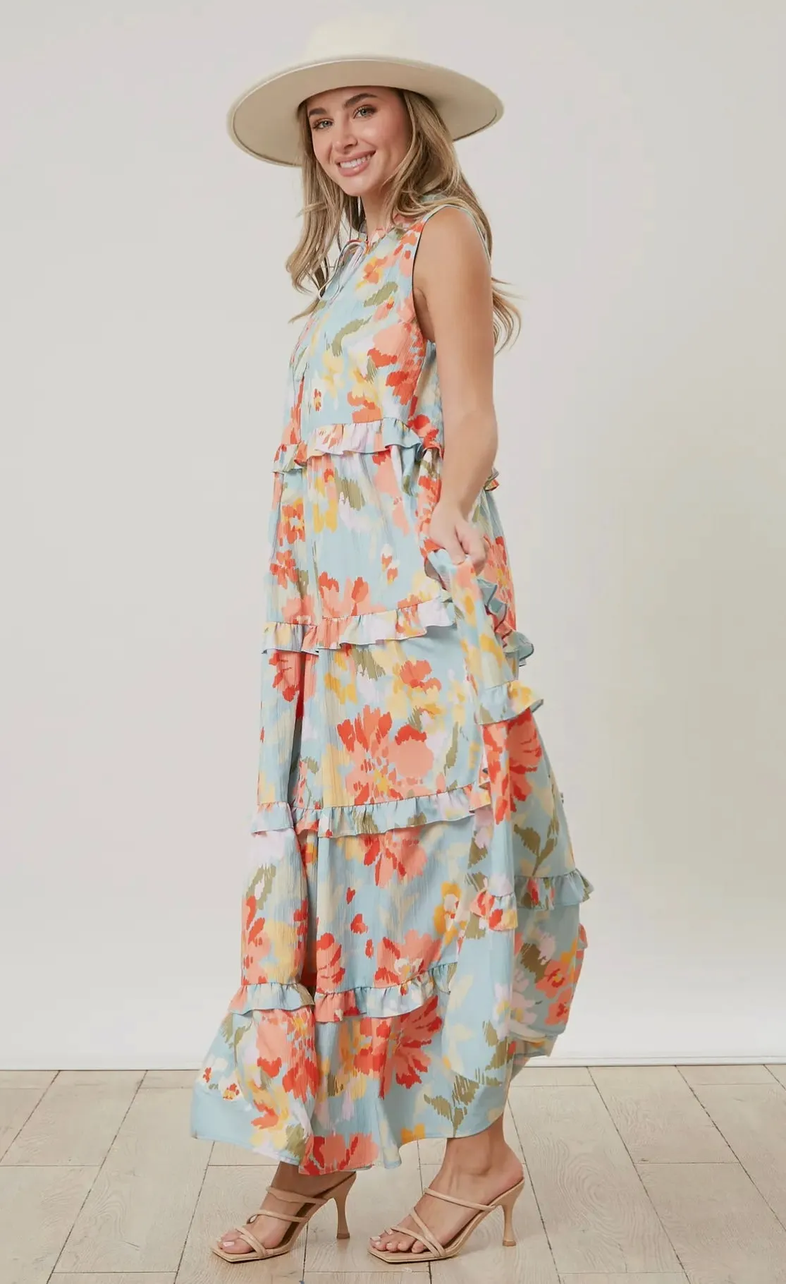Take My Advice Floral Maxi Dress