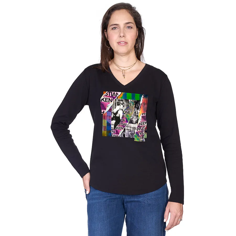 The Victoria Long Sleeve Tee - Breakfast at Tiffany's