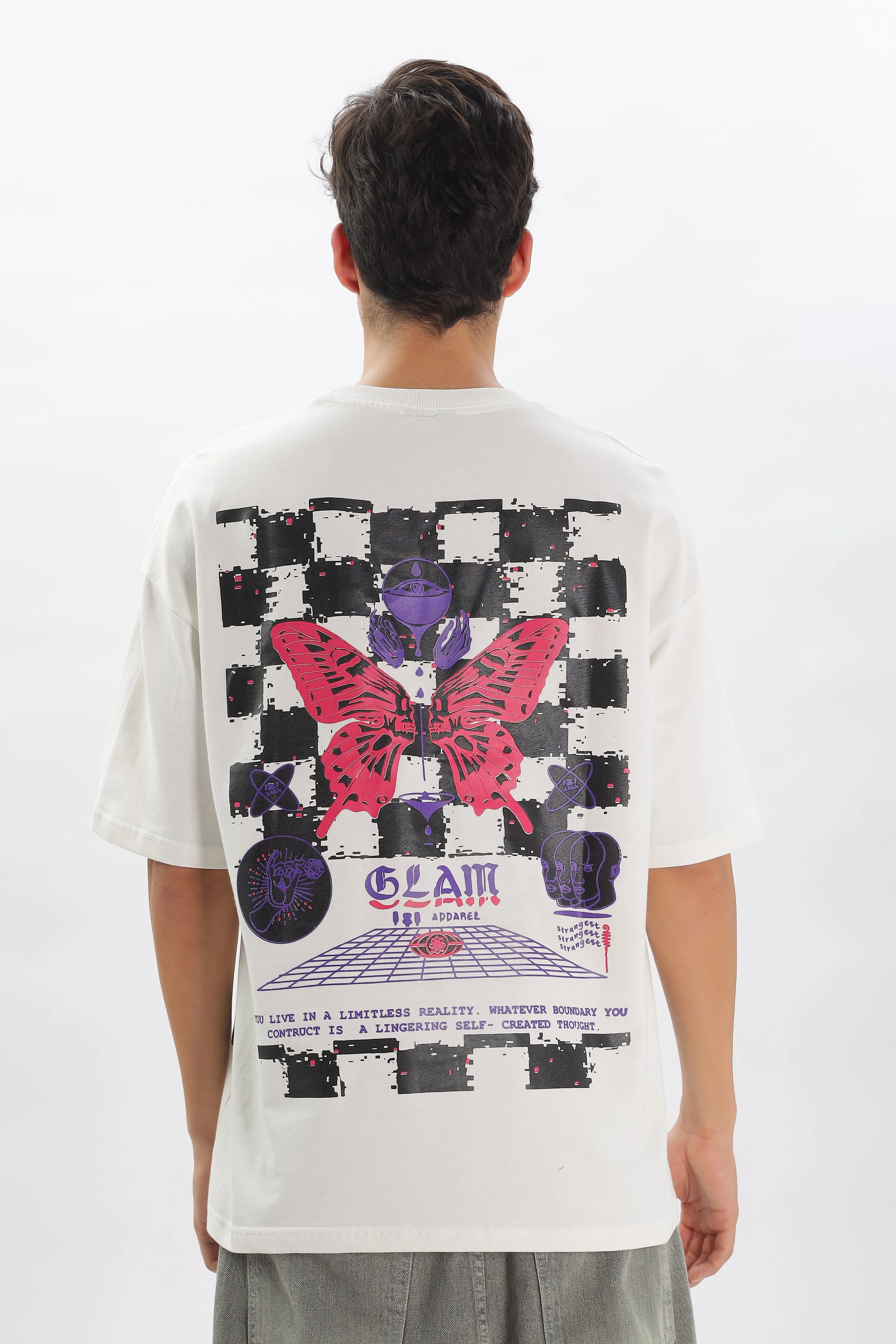 Transcendence Over Sized T-Shirt - White