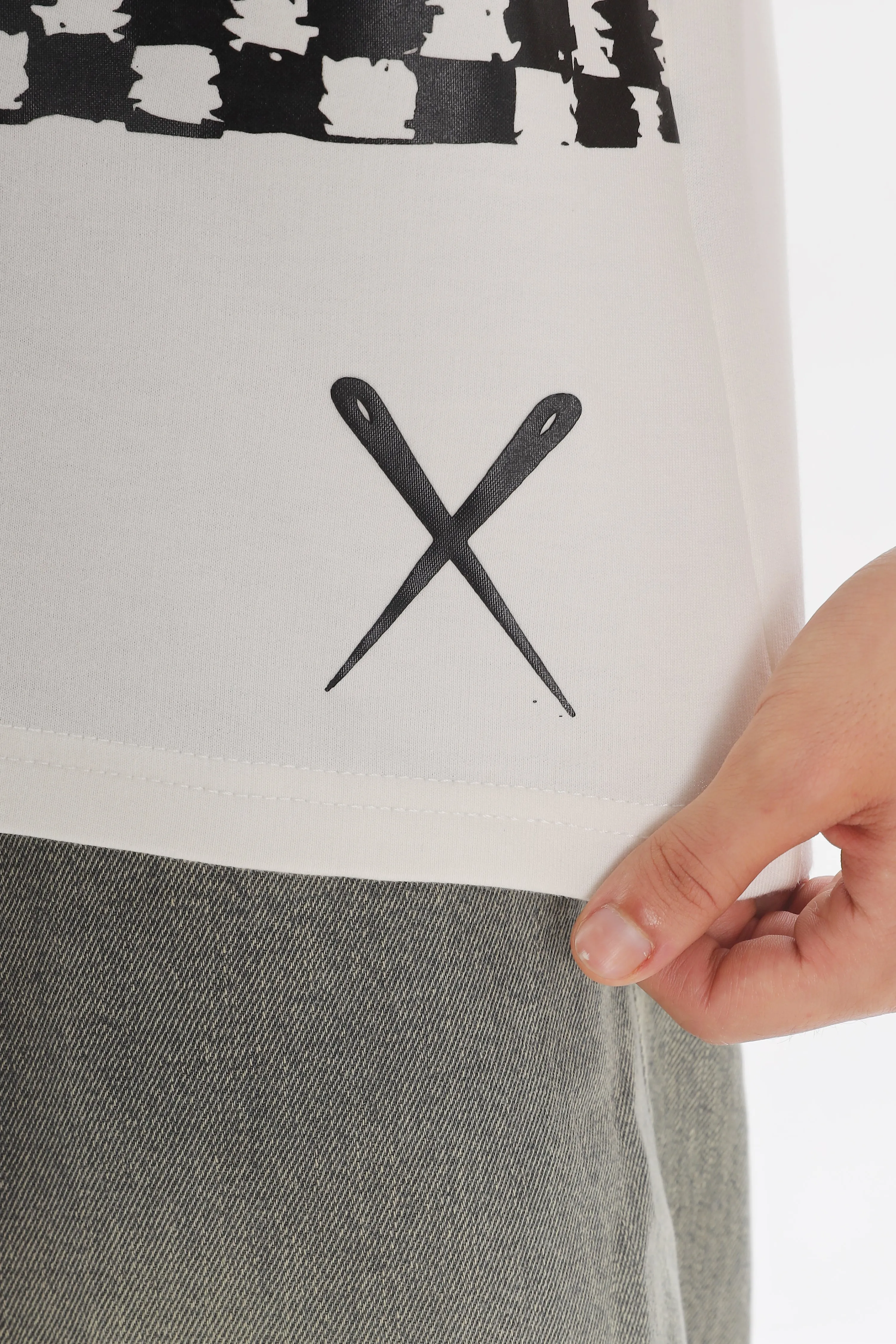 Transcendence Over Sized T-Shirt - White