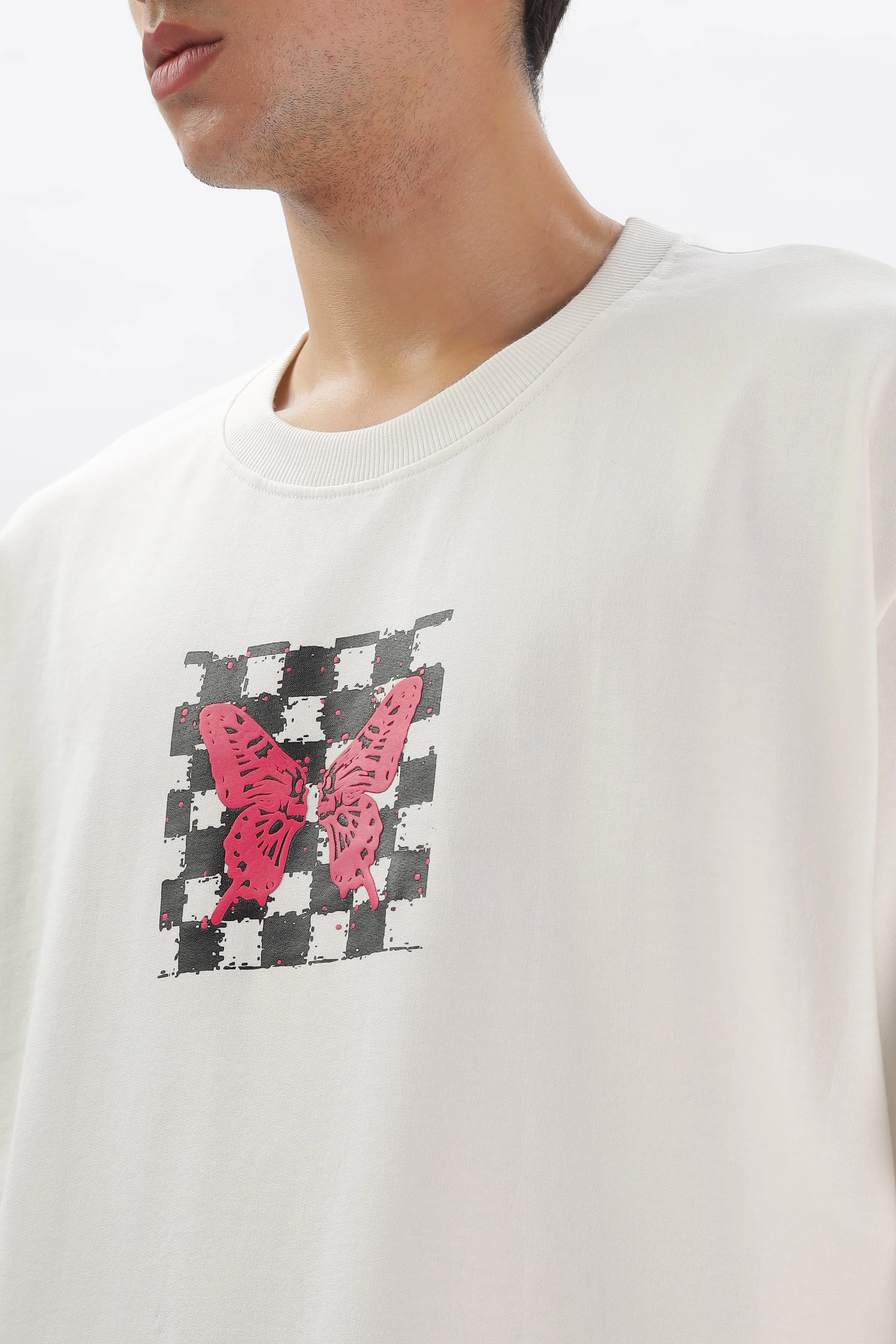 Transcendence Over Sized T-Shirt - White