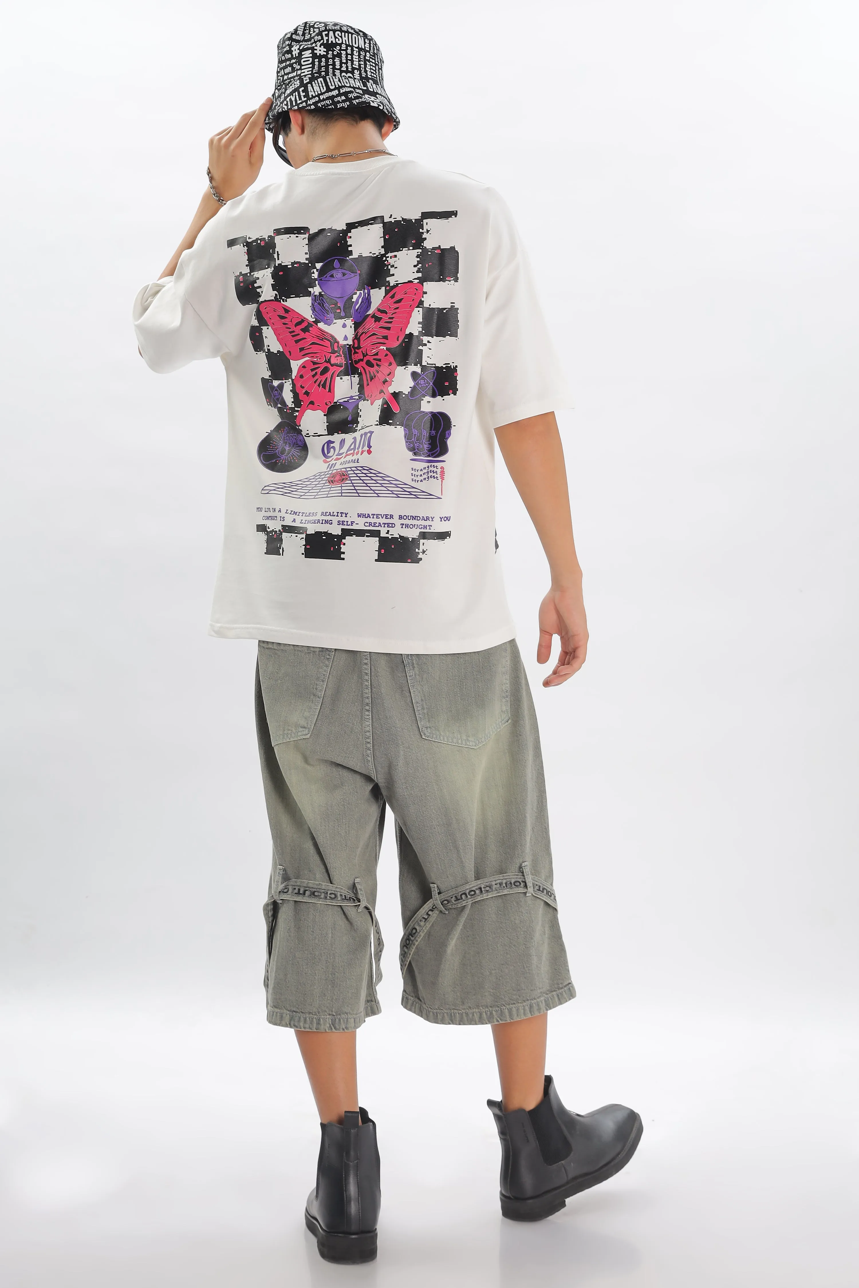 Transcendence Over Sized T-Shirt - White