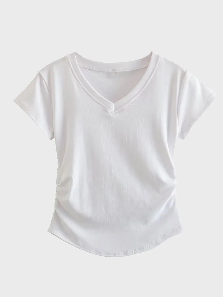 Vogue V-neck Slim Tee